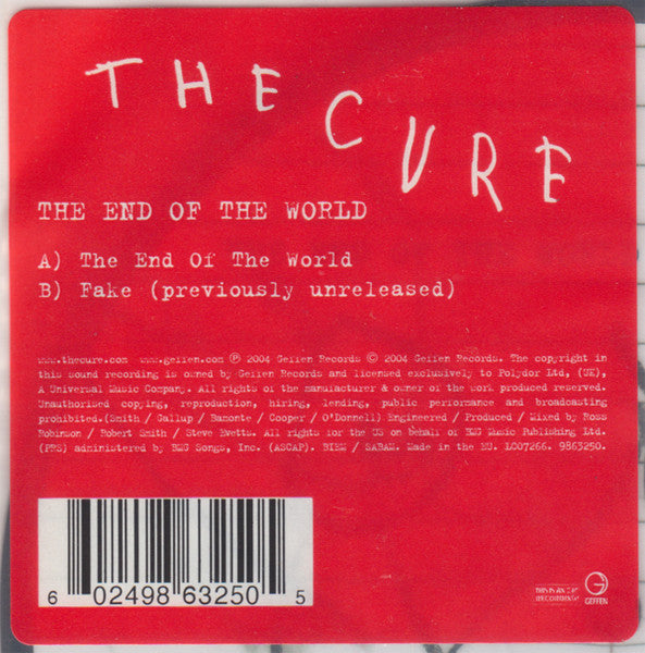 The Cure – The End Of The World (2004)