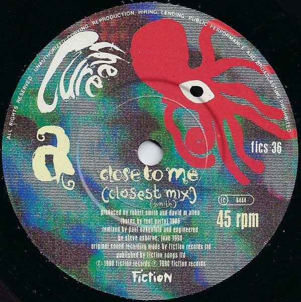 The Cure – Close To Me · Remix (1990)