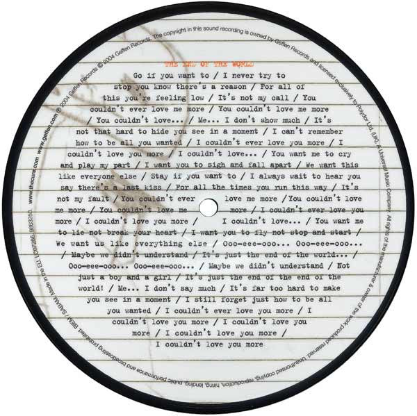 The Cure – The End Of The World (2004)
