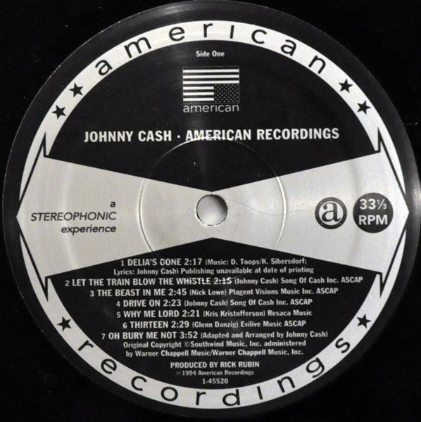 Johnny Cash – American Recordings (1994)