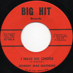 Johnnie Mae Matthews – I Have No Choice (1969)