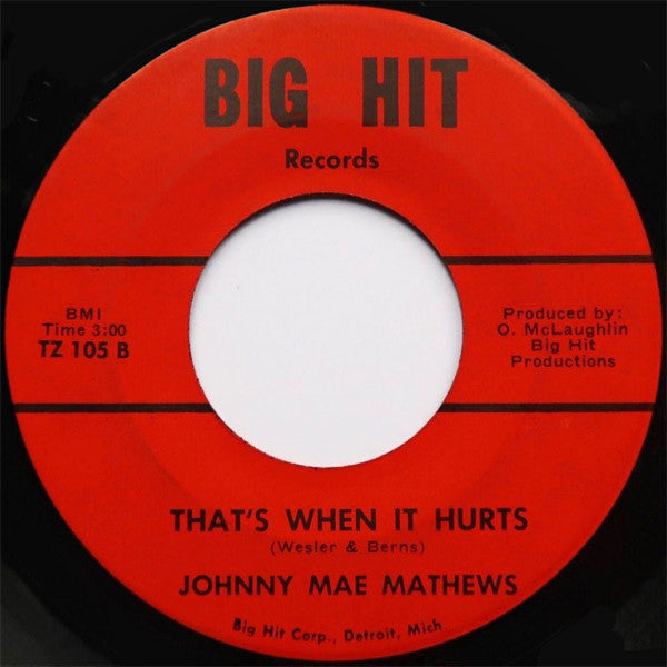 Johnnie Mae Matthews – I Have No Choice (1969)