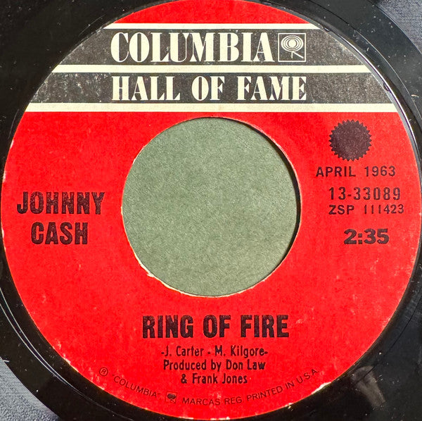 Johnny Cash – Ring Of Fire / It Ain't Me, Babe (1964)