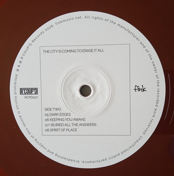 Fink – The City Is Coming To Erase It All (2026)