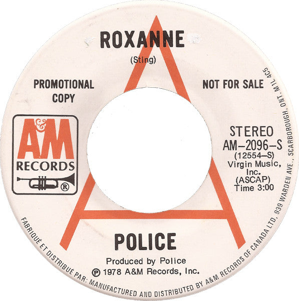 The Police – Roxanne (1978)