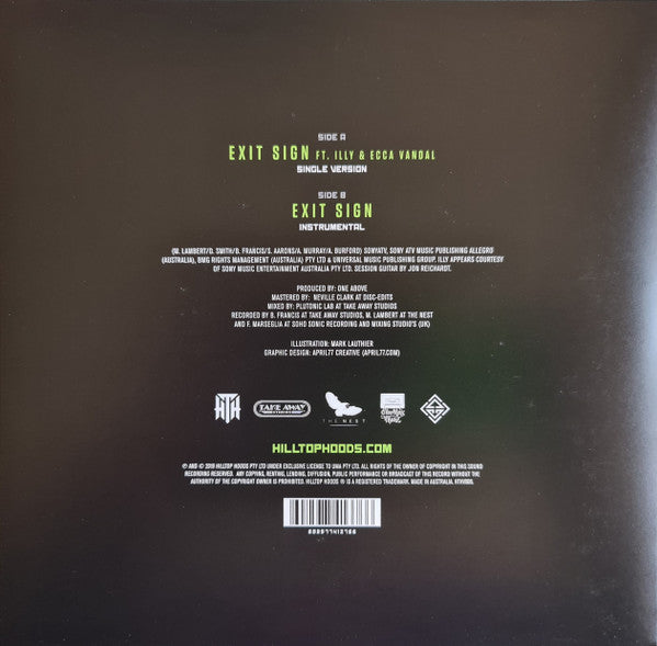 Hilltop Hoods Ft. Illy & Ecca Vandal – Exit Sign (2019)