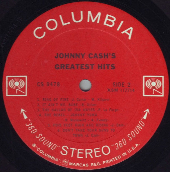 Johnny Cash – Johnny Cash's Greatest Hits (Volume 1) (1967)