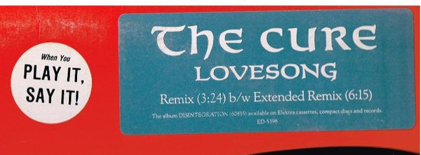 The Cure – Lovesong (1989)