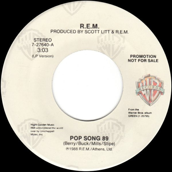 R.E.M. – Pop Song 89 (1989)