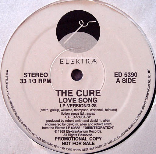 The Cure – Lovesong (1989)